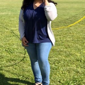 Short sleeve, v neck shirt